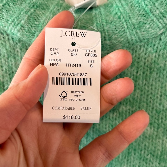 Green Women's Sweater - Picture 4 of 6